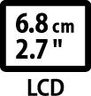 Pantalla LCD 2.7"