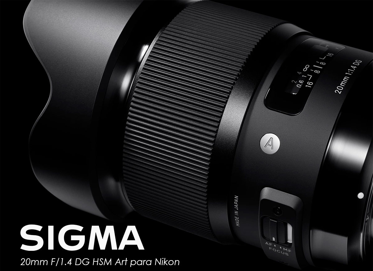 Sigma 20mm F1.4 DG HSM Art. para Nikon