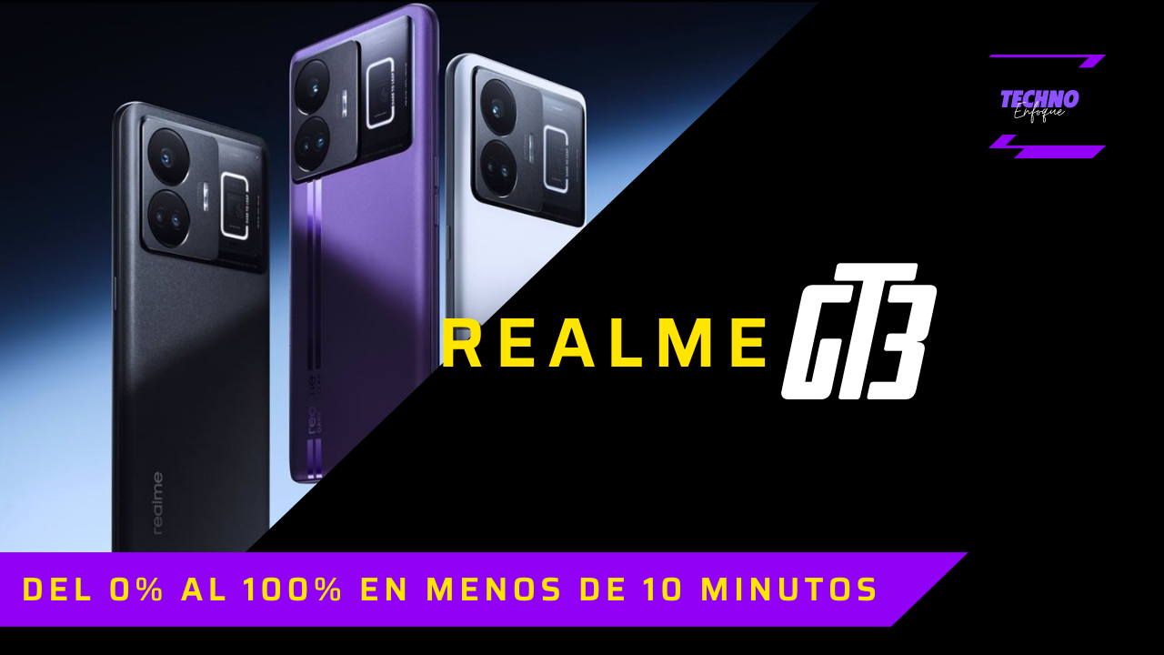 La carga más rápida del mercado la tiene el Realme GT3