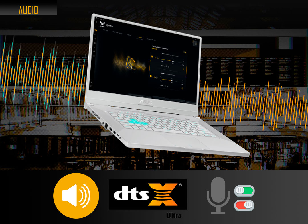 Audio asus tuf dash f15