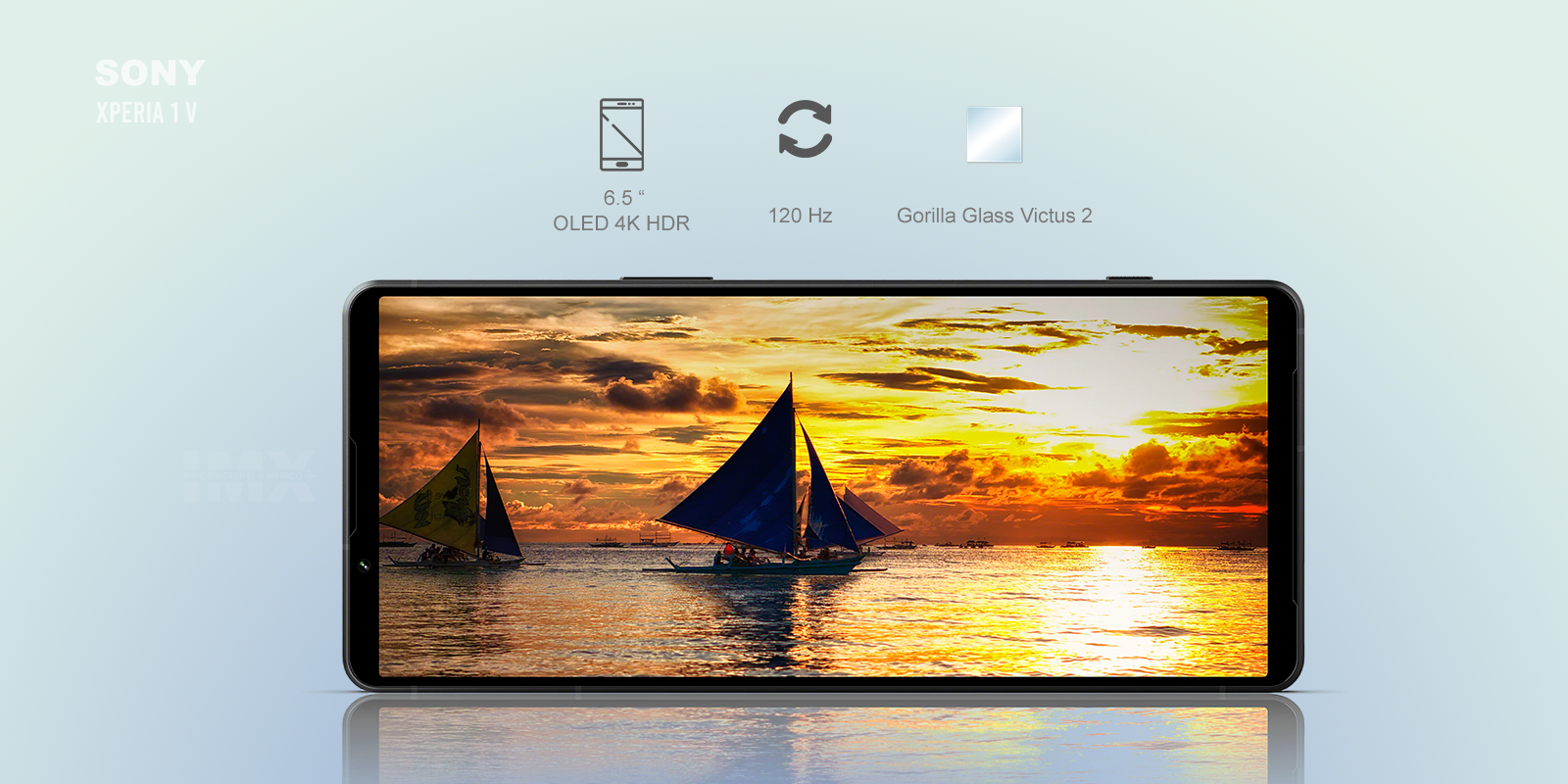 Xperia 1 v pantalla