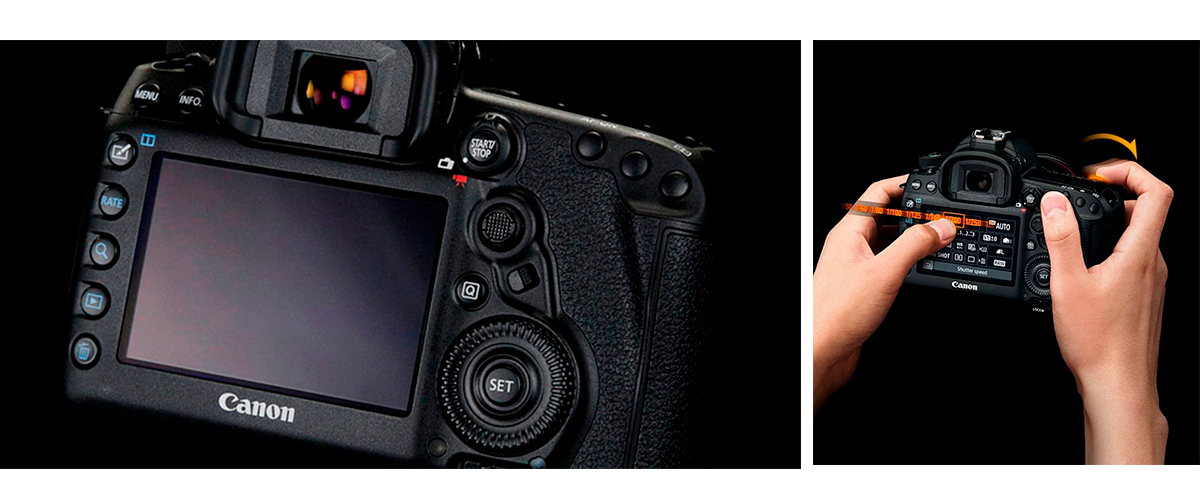 Pantalla canon 5d mark iv