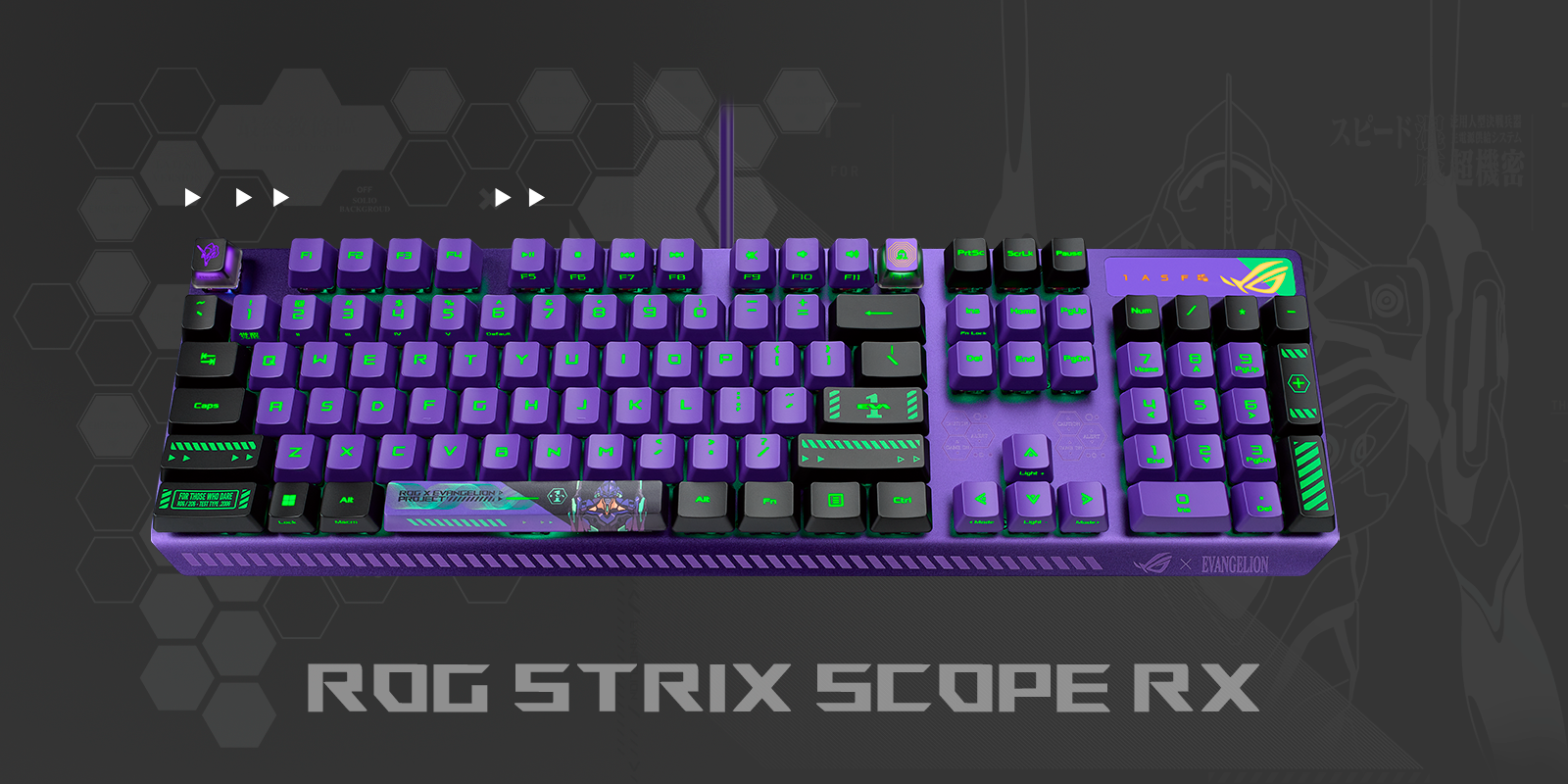 Teclado ROG STRIX SCOPE RX EVA Edition