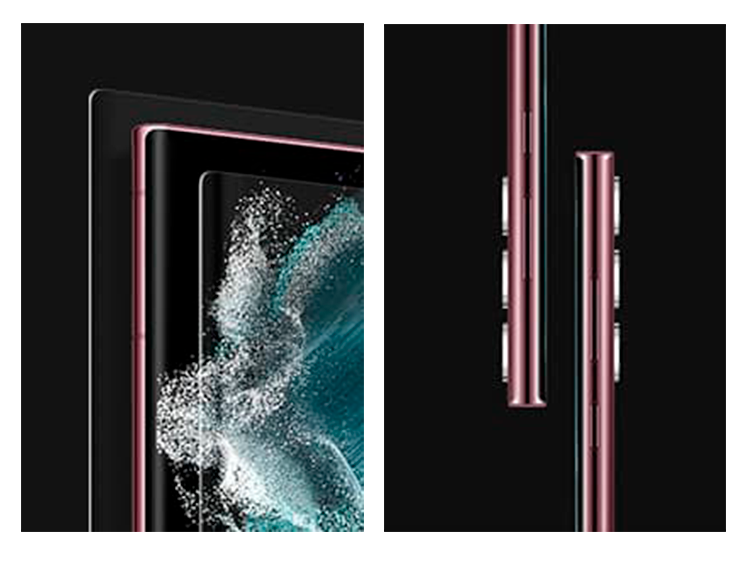 Galaxy s22 ultra laterales