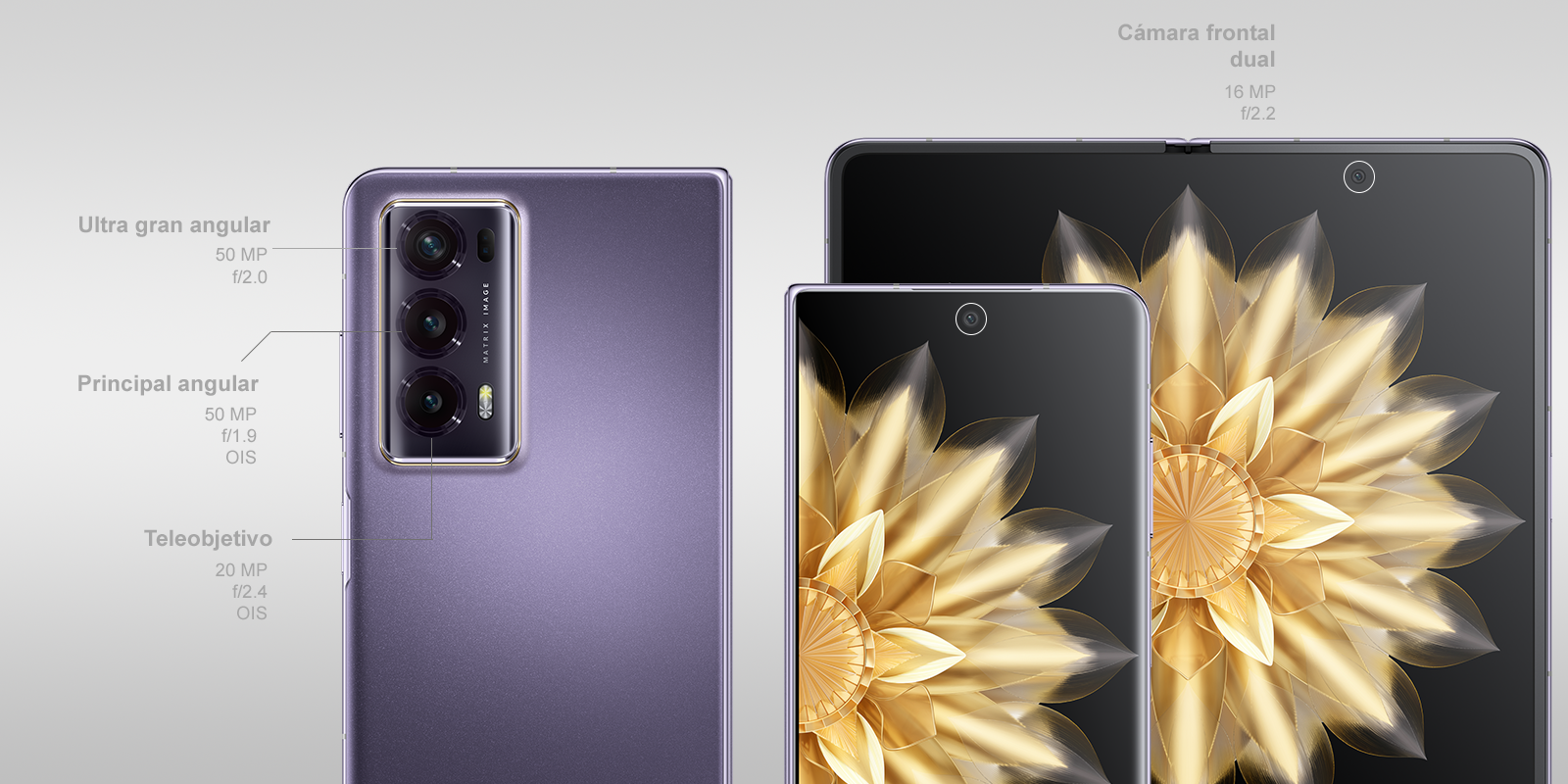 Honor magic v2 cámaras
