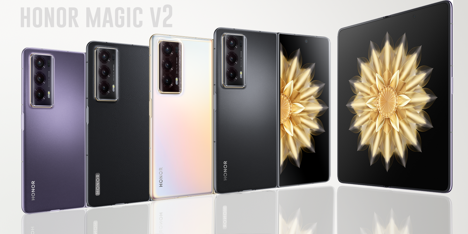 Honor magic v2 diseño