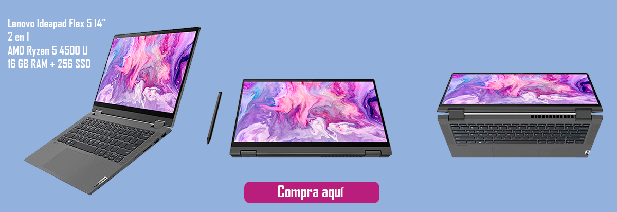Dónde comprar lenovo ideapad flex 5 14 AMD ryzen 5 Importaciones a México
