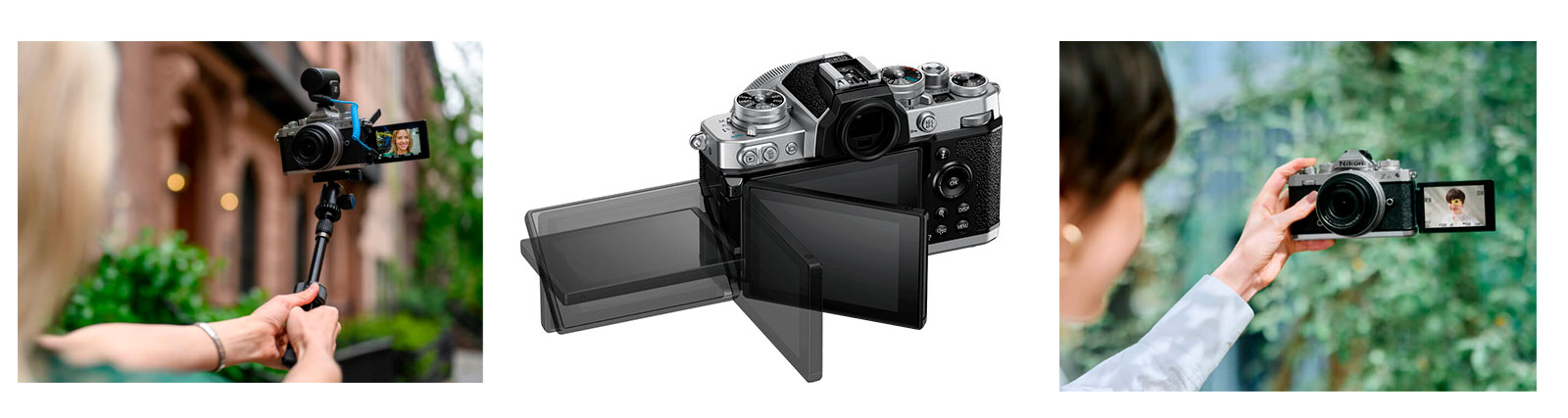 Nikon fc pantalla plegable