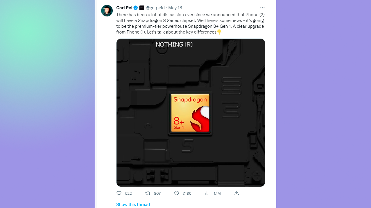 qué procesador tendrá el nothing phone 2