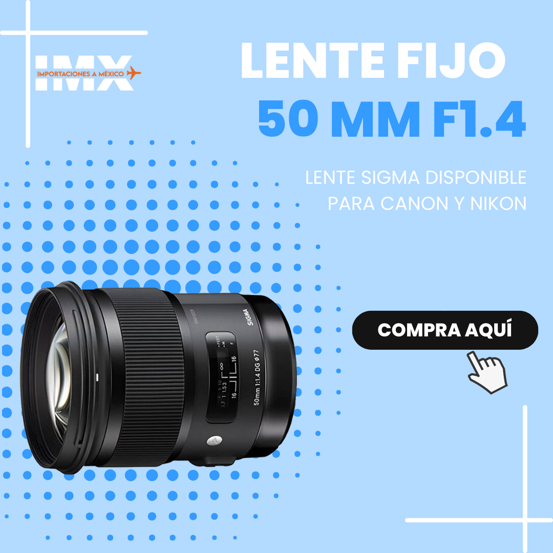 Lente fijo de 50mm