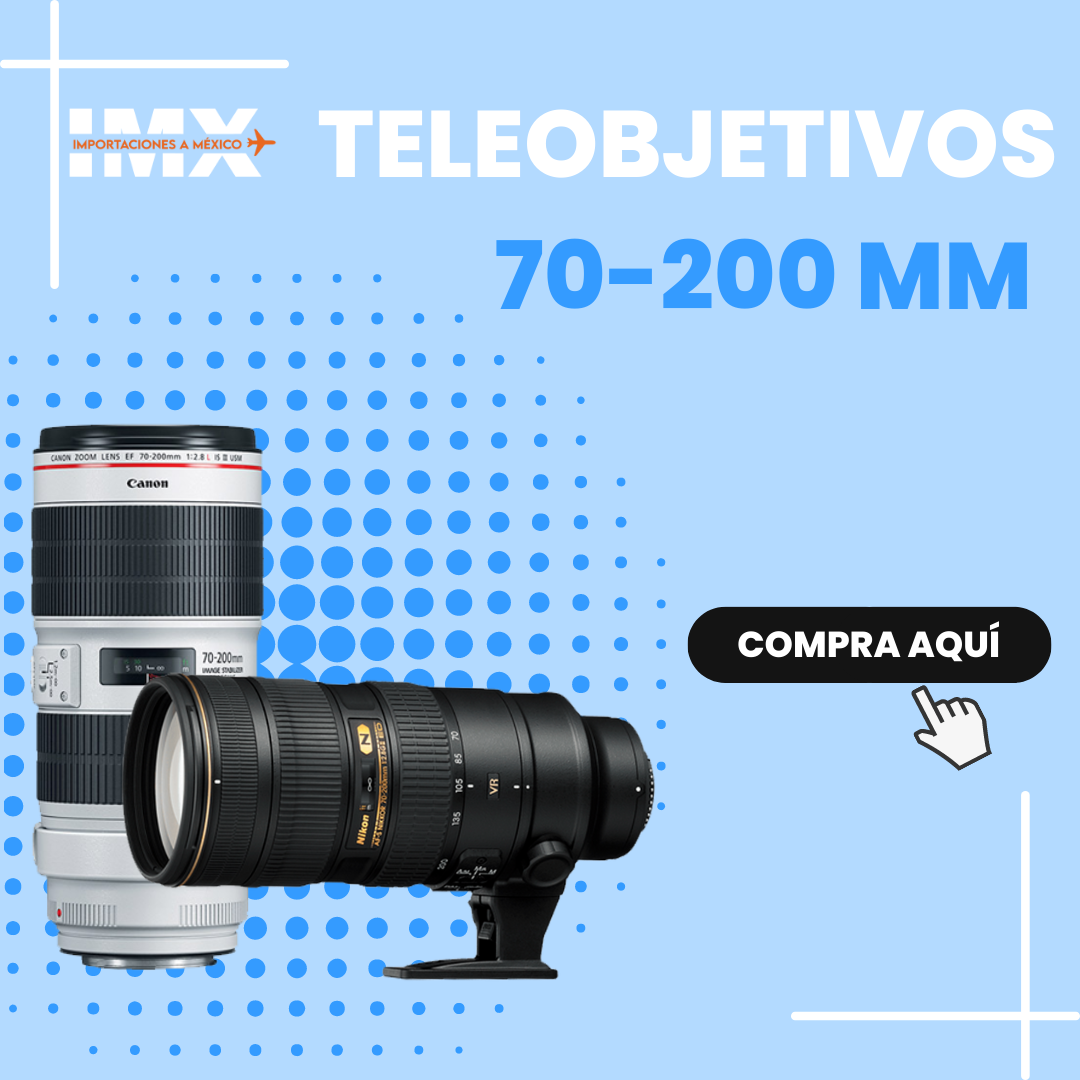 compra aquí Telefoto 70-200mm nikon y canon