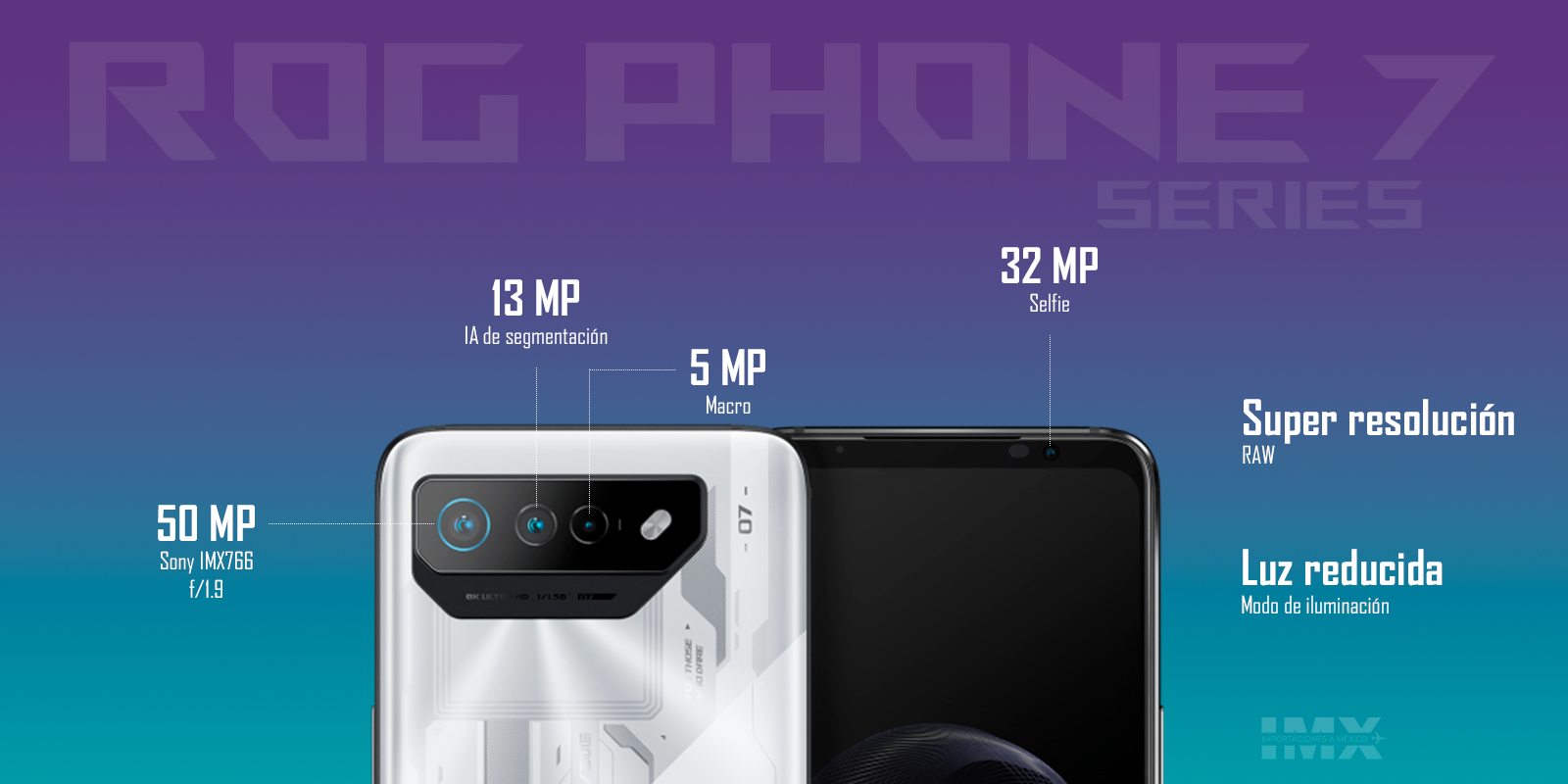 Rog phone 7 cámara