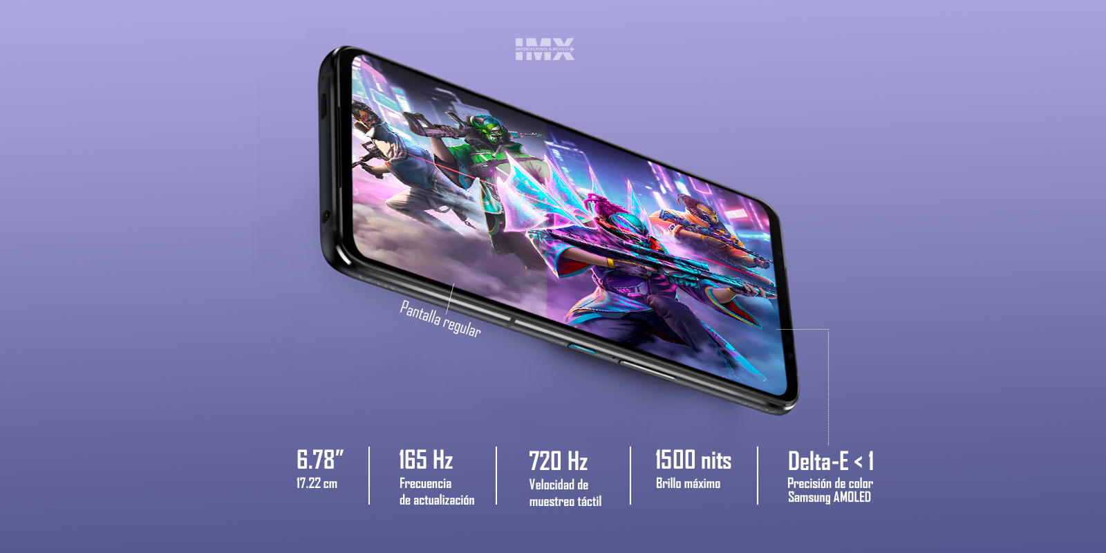 Rog phone 7 pantalla