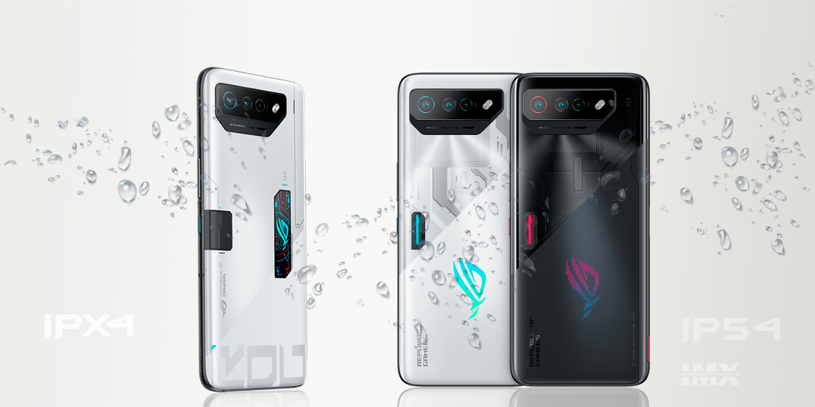 rog phone 7 y 7 ultimate ip54 e ipx4