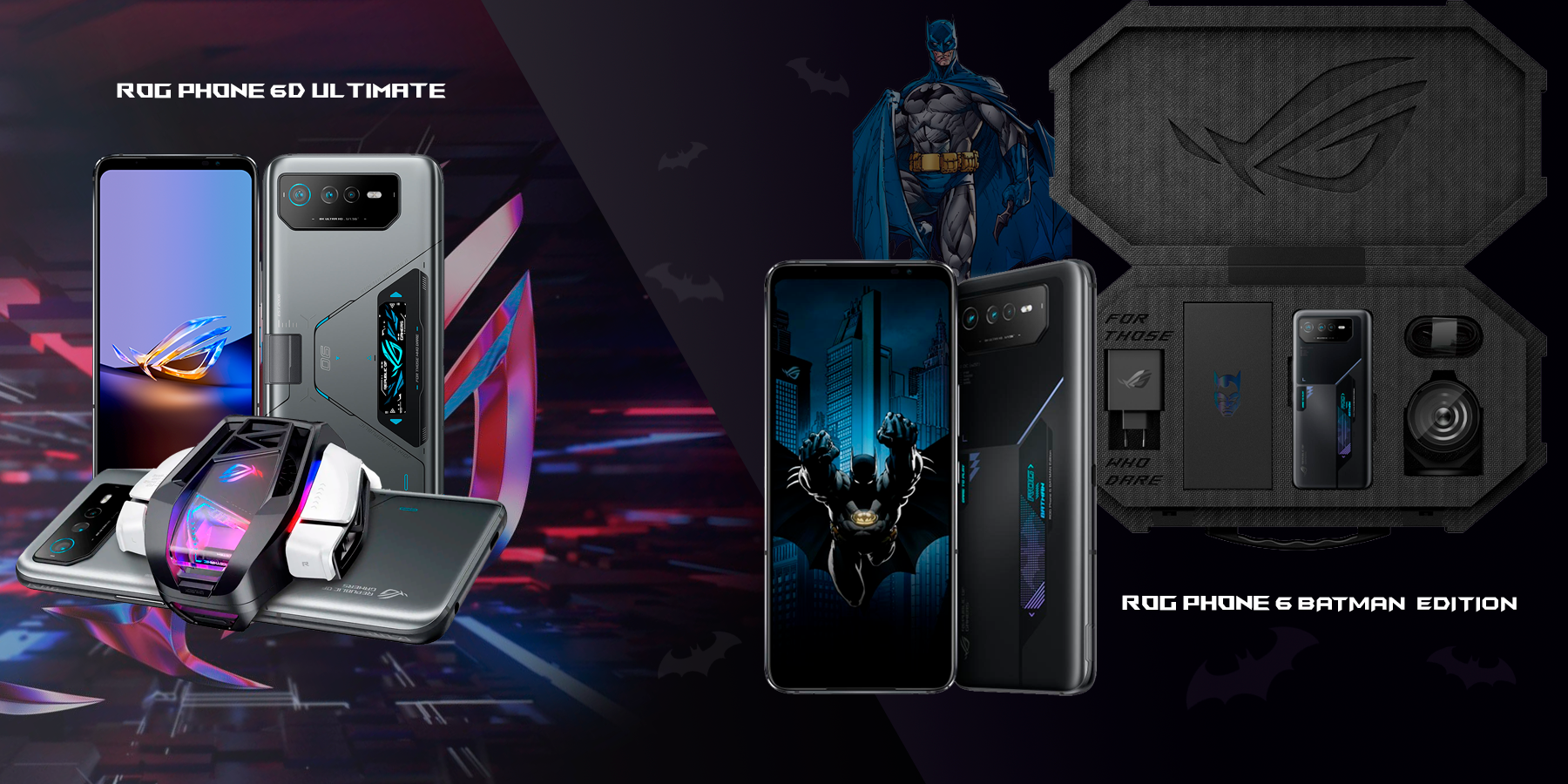Rog phone 6d ultimate y rog phone 6 batman edition