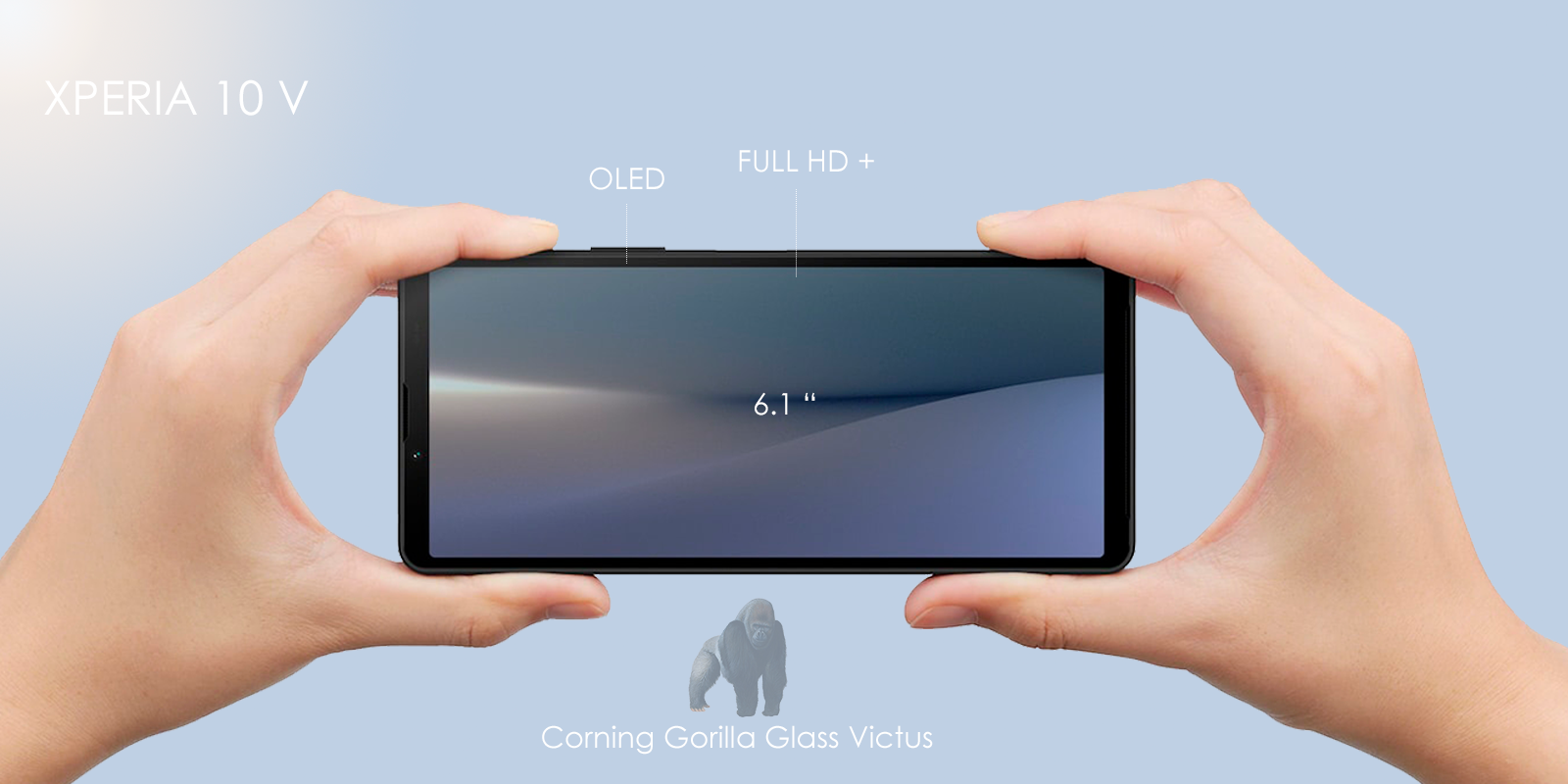 Xperia 10 v pantalla
