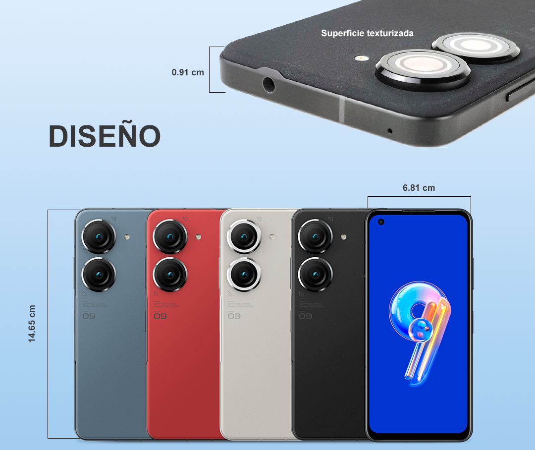 zenfonw 9 diseño