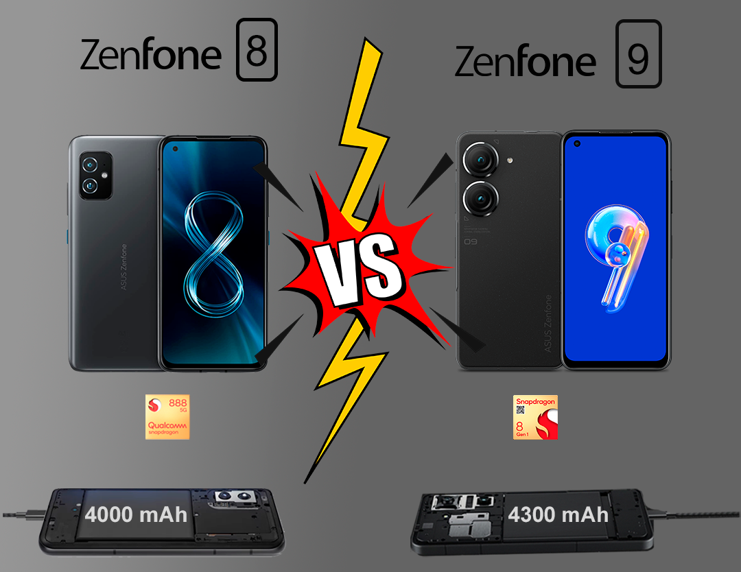 zenfone 9 vs zenfone 8