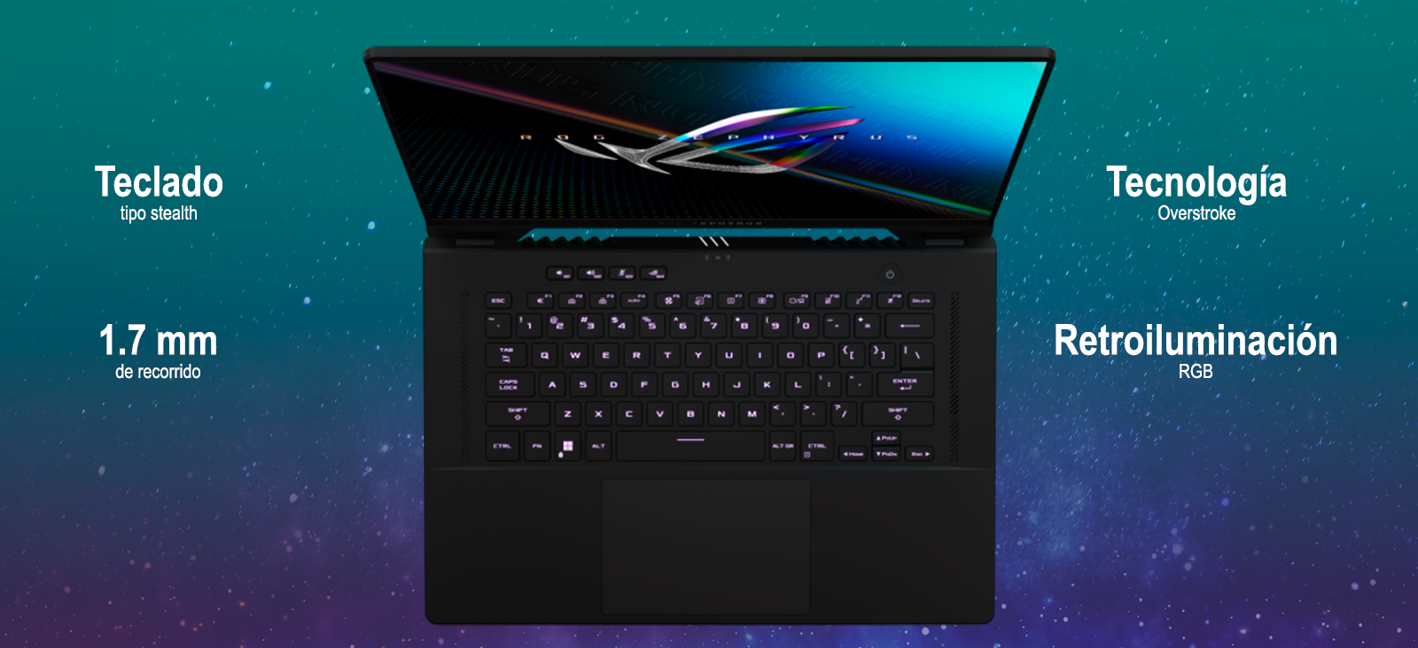 Teclado rog zephyrus m16