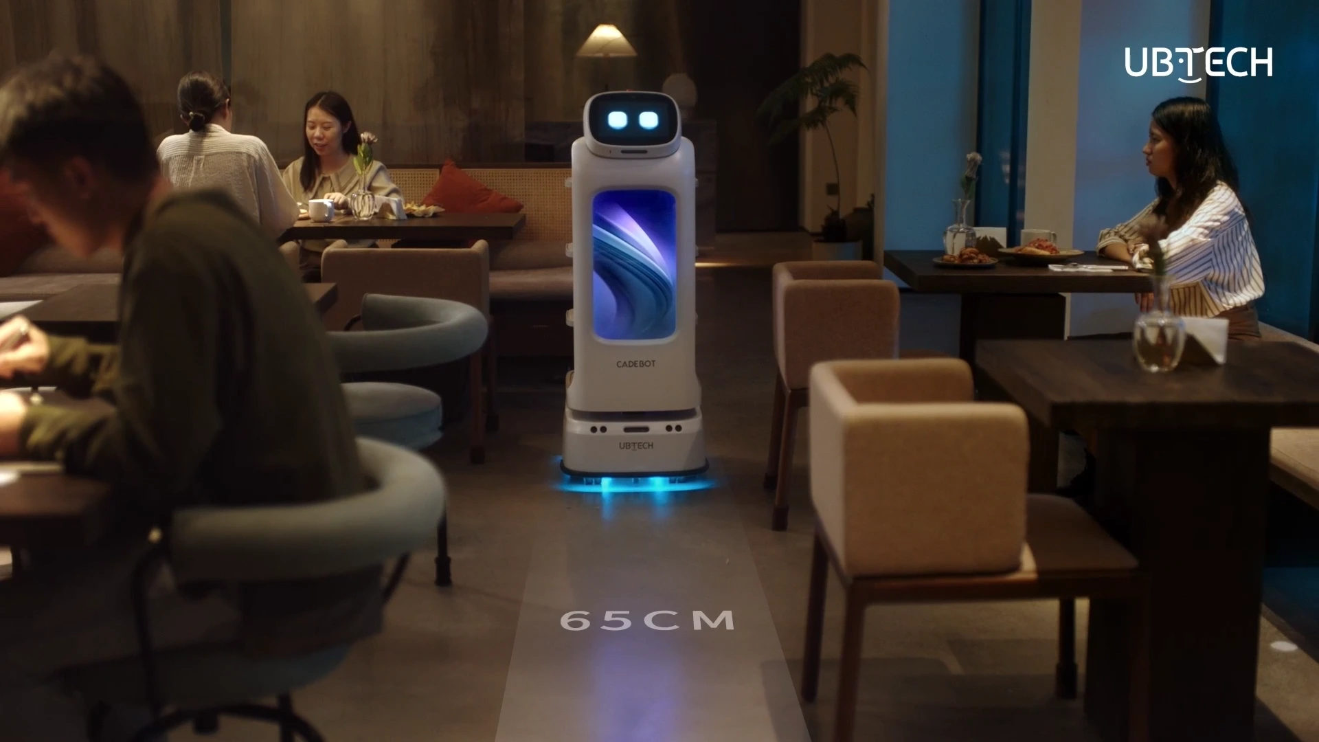 Configuración inicial de ruta del Cadebot en restaurante