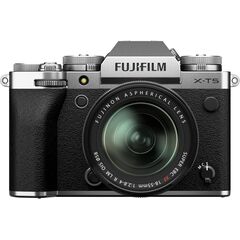 Fujifilm X-T5 Kit con Lente XF 18-55mm Plata frontal