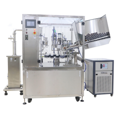 Máquina Industrial para Envasado y Sellado de Tubos Cosméticos