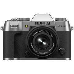Fujifilm X-T50 Mirrorless con lente XC 15-45mm F/3.5-5.6 (Plata)