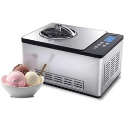 Whynter - Máquina para helados de acero inoxidable