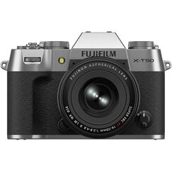 Fujifilm X-T50 Cámara Digital sin Espejo XF16-50mmF2.8-4.8 R LM WR Kit de Lentes - Plata