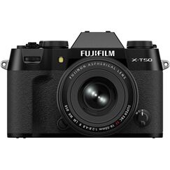 Fujifilm X-T50 Cámara Digital sin Espejo XF16-50mmF2.8-4.8 R LM WR Kit de Lentes - Negro