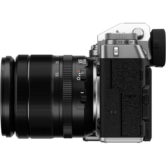 Fujifilm X-T5 Kit con Lente XF 18-55mm Plata lateral
