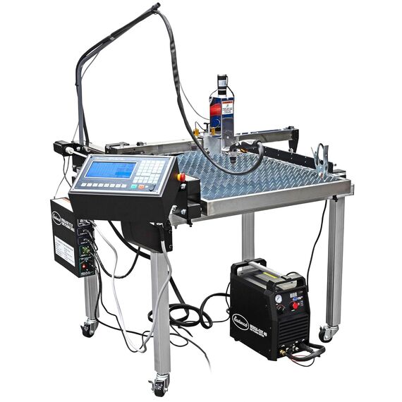 Mesa de Plasma CNC 60 × 60 cm (Cortadora y soplete incluido)