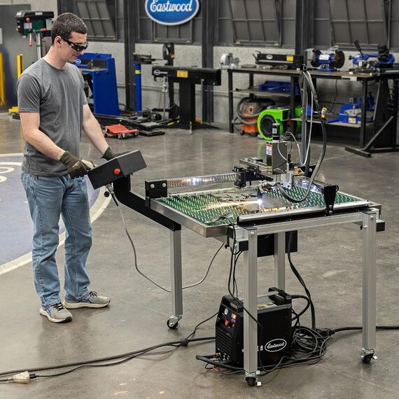 Mesa de Plasma CNC 60 × 60 cm (Cortadora y soplete incluido)