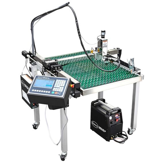 Mesa de Plasma CNC 60 × 60 cm (Cortadora y soplete incluido)