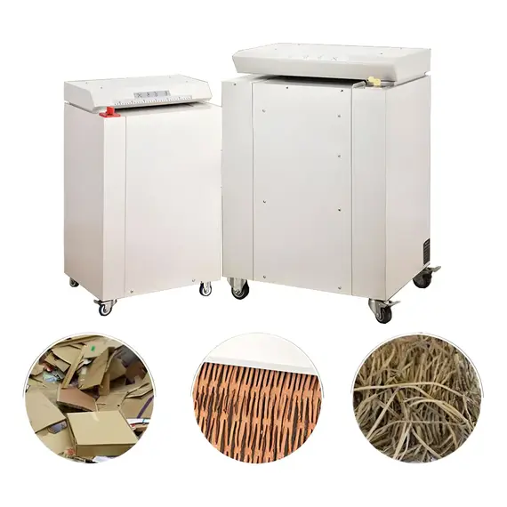 Máquina de Preparación de Material para Empaque Cartón y Papel