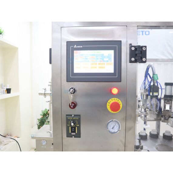Máquina Industrial para Envasado y Sellado de Tubos Cosméticos