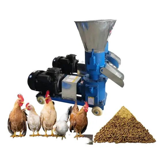 Peletizadora Molino de Pienso HY-260 de Gránulos para Aves, Peces y Ganado