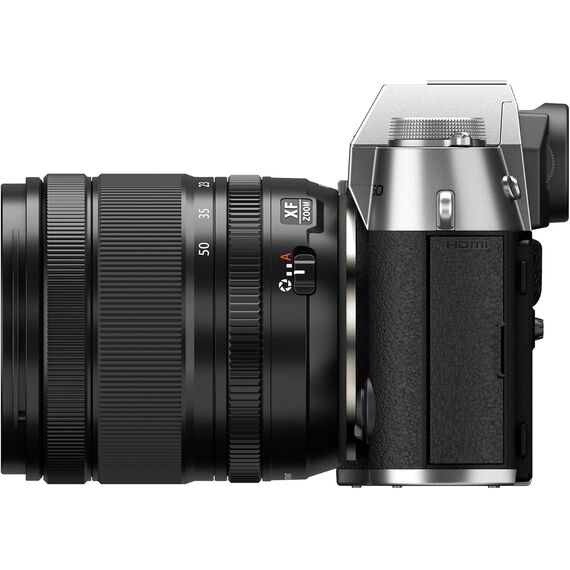 Fujifilm X-T50 Cámara Digital sin Espejo XF16-50mmF2.8-4.8 R LM WR Kit de Lentes - Plata