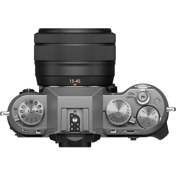 Fujifilm X-T50 Mirrorless con lente XC 15-45mm F/3.5-5.6 (Plata)