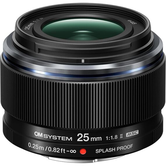 OM System M.Zuiko 25mm f/1.8 II (Black)